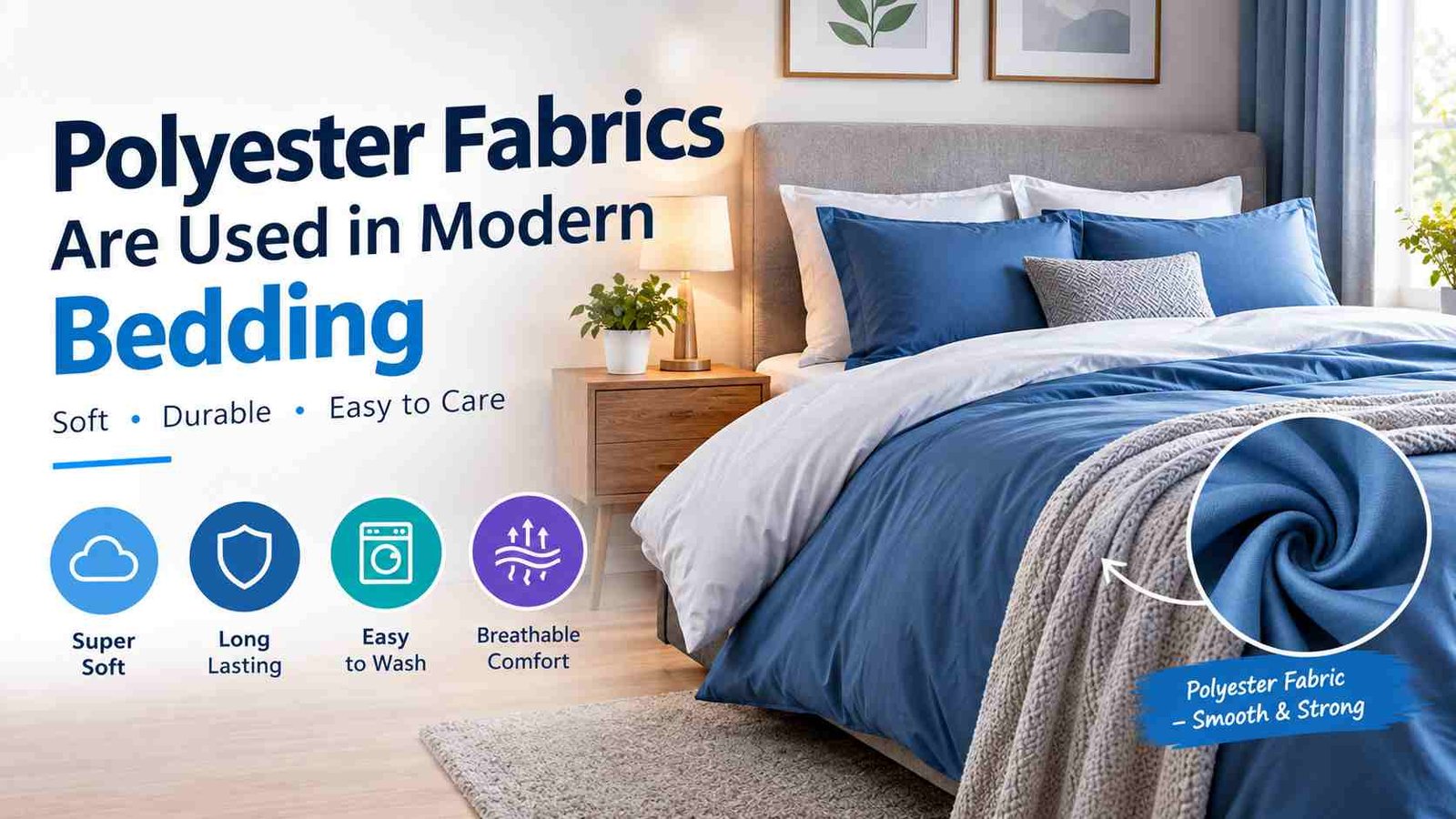 Polyester Fabrics Are Used in Modern Bedding